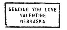 Valentine, NE postmark