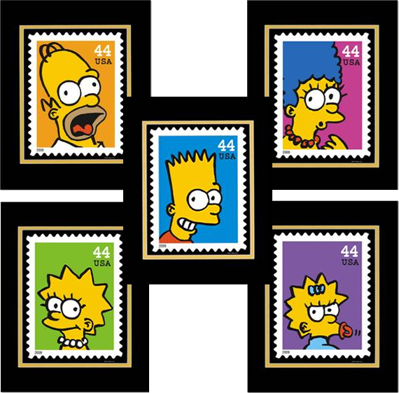 Simpson Character Matted Giclée prints