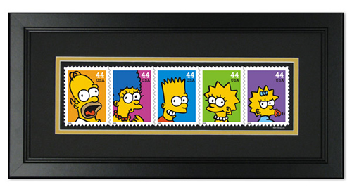 The Simpsons Family Framed Art