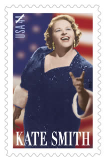Legendary Singer Kate Smith stamp