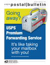 Cover of Postal Bulletin 22274:USPS Premium Forwarding Service, It's Like Taking Your Mailbox With You