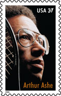 Arthur Ashe stamp image.