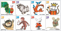 Favorite Children’s Book Animals stamps