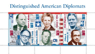 Distinguished American Diplomats stamps