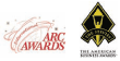 Logos for Arc awards and American Business Awards