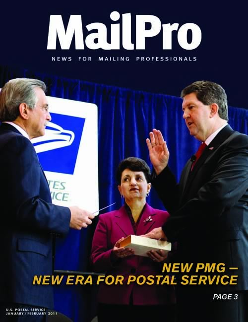 Cover: New PMG- New Era for Postal Service