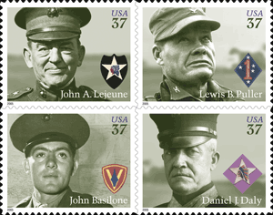 Stamp Images of the Distinguished Marines