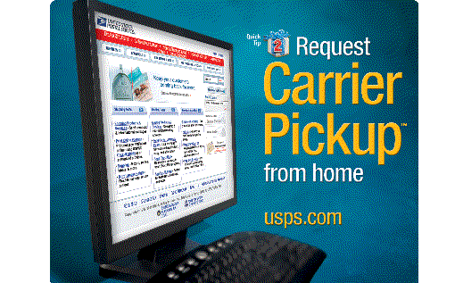 Quick Tip 2 Request Carrier Pickup from home usps.com