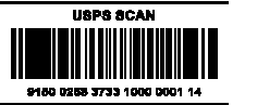 USPS Barcode.