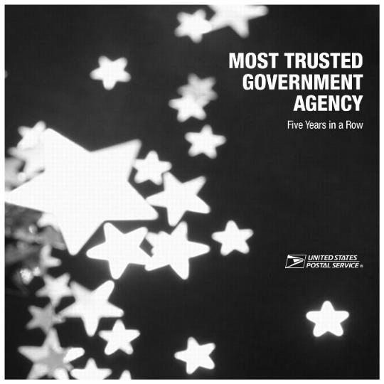 PB 22252 Back Cover. Most Trusted Government Agent Five Years in a Row.