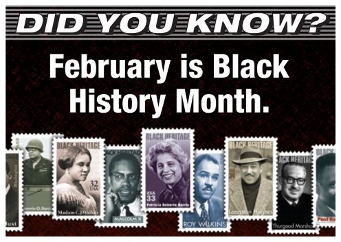 Did you know? February is Black History Month.