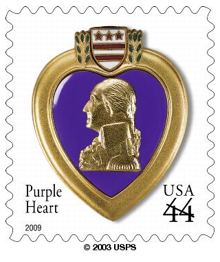 Purple Heart 44-cent stamp