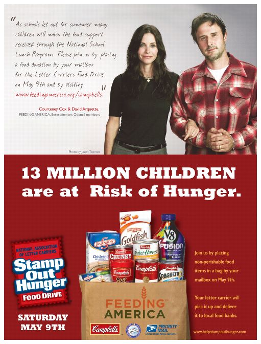 PB 22257 Back Cover. 13 million children are at risk of hunger. Place non-perishable food in a bag by your mailbox on May 9th.