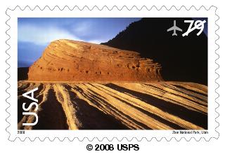 Zion National Park, Utah 79-cent Stamp