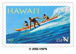 Hawaii Statehood 44-cent stamp