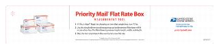 Leave Behind - Priority Mail Flat Rate Box Measurement Tool