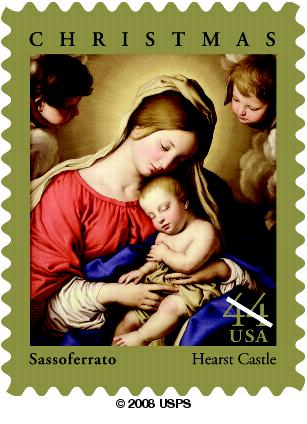 Christmas 44-cent stamp