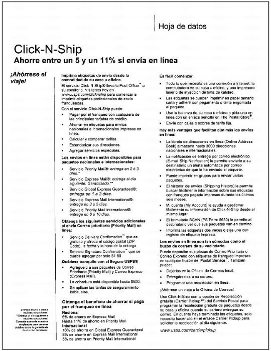 Click-N-Ship