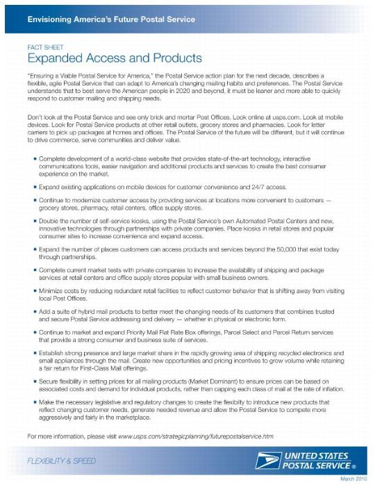 Factsheet - Expanded Access and Products