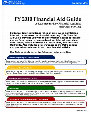 FY 2010 Financial Aid Guide graphic