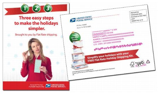 Front and Back of Self-Mailer (sample)