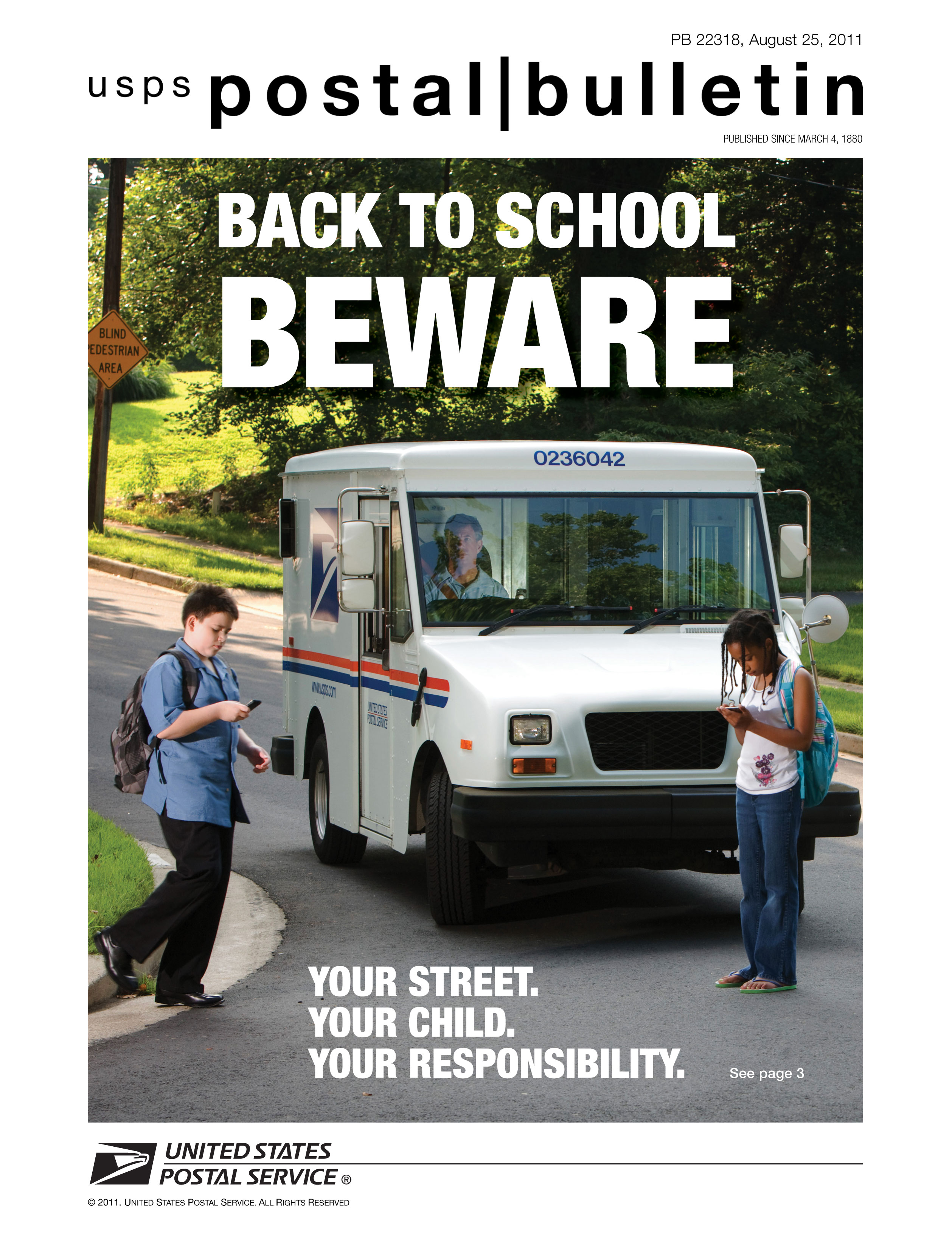 Cover of Postal Bulletin 22318