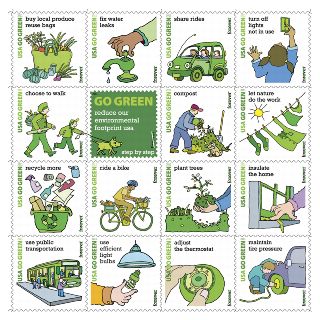 Stamp Announcement 11-20: Go Green