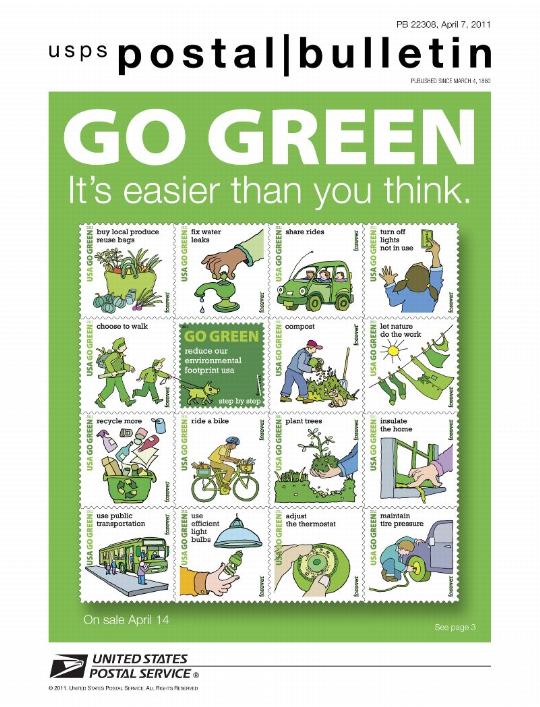 GO GREE It's easier than you think. On sale April 14th.