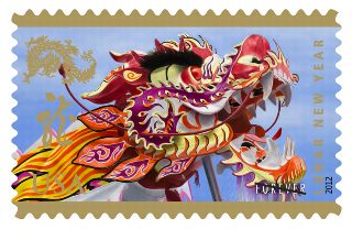 Stamp Announcement 12-14: Lunar New Year: Year of he Dragon