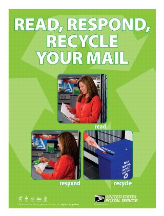Poster 615, Read, Respond, Recycle Your Mail