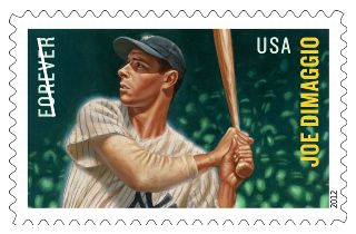 Stamp Announcement 12-40: Major League Baseball All-Stars: Joe DiMaggio
