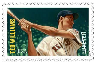 Stamp Announcement 12-40: Major League Baseball All-Stars: Ted Williams
