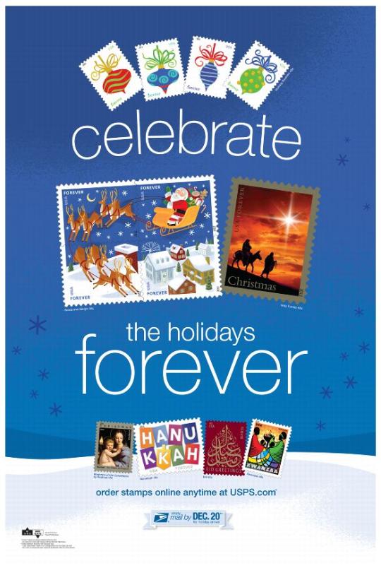 celebrate the holidays forever poster