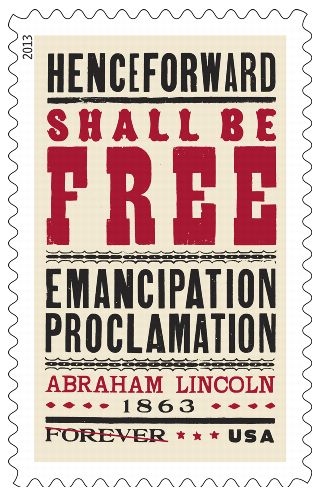 Stamp Announcement 13-01: Emancipation Proclamation