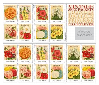 Stamp Announcement 13-21: Vintage Seed Packets Stamp