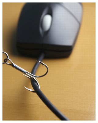 image of mouse with a hook