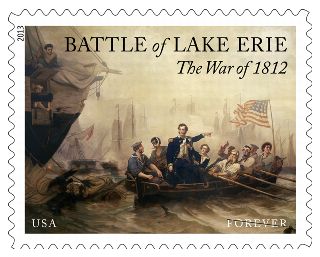 Stamp Annoumcement 13-38: War of 1812: Battle of Lake Erie Stamp