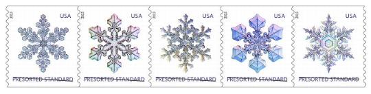 Stamp Announcement 13-44: Snowflakes Stamp
