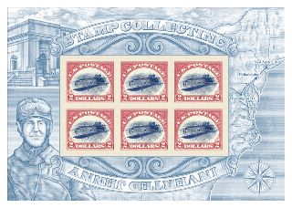 Stamp Collecting: Inverted Jenny Souvenir Sheet