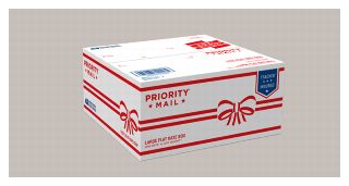 Limited-edition medium holiday Priority Mail box