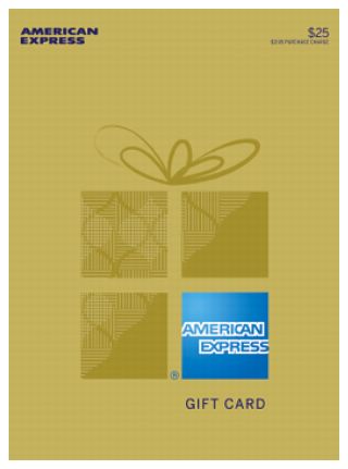 American Express - $25 gift card