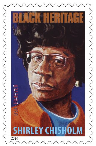 Stamp Announcement 14-5: Shirley Chisholm Stamp
