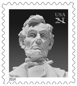 Stamp Announcement 14-9: Abraham Lincoln Stamp