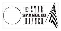The Star-Spangled Banner Stamp Pictorial Postmark Art - Blank