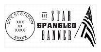 The Star-Spangled Banner Stamp Pictorial Postmark Art