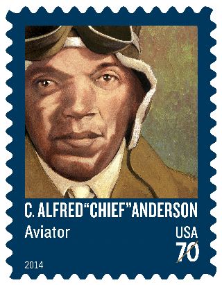 Stamp Announcement 14-14: C. Alfred "Chief" Anderson Stamp