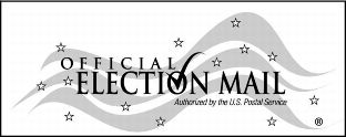 Figure 2, Official Election Mail Logo