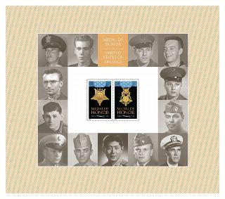 Korean War Medal of Honor pane of recipient pictures