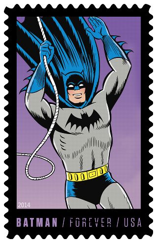 Stamp Announcement 14-46: Batman Stamps