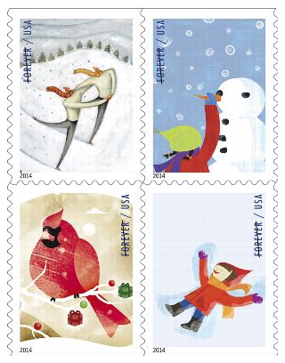 Stamp Announcement 14-50: Winter Fun ATM Stamps